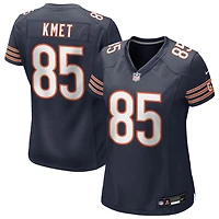 Cole Kmet Women's Nike Navy Chicago Bears Custom Game Jersey