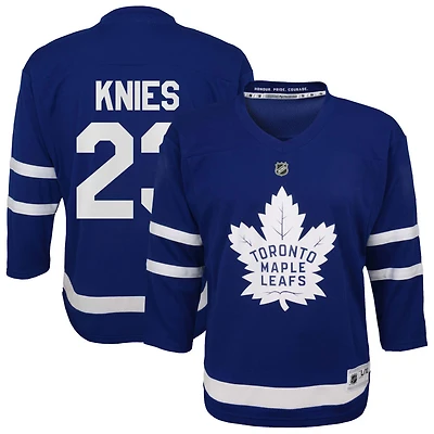 Matthew Knies Youth  Blue Toronto Maple Leafs Home Replica Custom Jersey