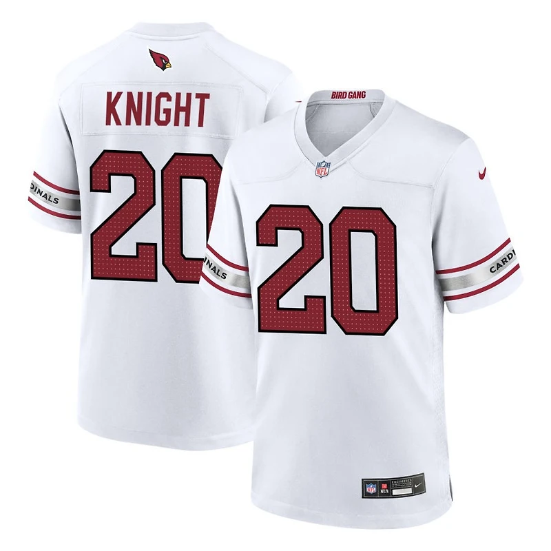 Zonovan Knight Men's Nike White Arizona Cardinals Custom Game Jersey