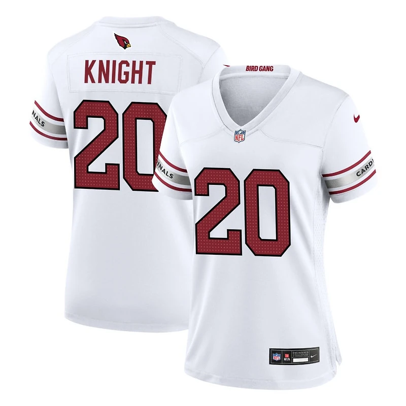 Zonovan Knight Women's Nike White Arizona Cardinals Custom Game Jersey