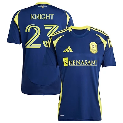 Jordan Knight Men's adidas  Navy Nashville SC 2025 The Heart of Nashville Kit Replica Custom Jersey