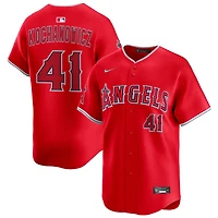 Jack Kochanowicz Men's Nike Red Los Angeles Angels Alternate Limited Custom Jersey
