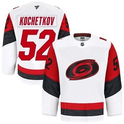 Pyotr Kochetkov Men's Fanatics White Carolina Hurricanes Away Authentic Pro Custom Jersey