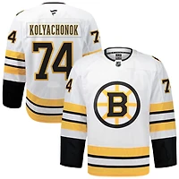 Vladislav Kolyachonok Men's Fanatics White Boston Bruins Away Authentic Pro Custom Jersey