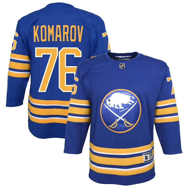 Vsevolod Komarov Youth Royal Buffalo Sabres Home Custom Premier Jersey