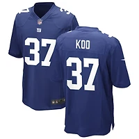Younghoe Koo Men's Nike Royal New York Giants Custom Game Jersey