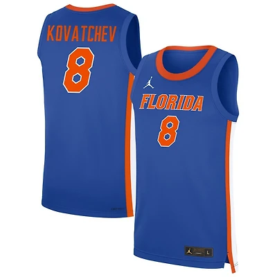 Alex Kovatchev Unisex Jordan Brand Royal Florida Gators NIL Pick-A-Player Men's Basketball Replica Jersey