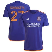 Sebastian Kowalczyk Women's adidas  Purple Houston Dynamo FC 2024 Still Holdin' Replica Custom Jersey