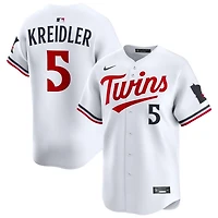 Ryan Kreidler Men's Nike White Minnesota Twins Home Limited Custom Jersey