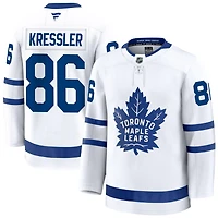 Braeden Kressler Men's Fanatics White Toronto Maple Leafs Away Premium Custom Jersey