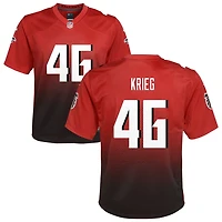 Lenny Krieg Youth Nike Red Atlanta Falcons Alternate Custom Game Jersey
