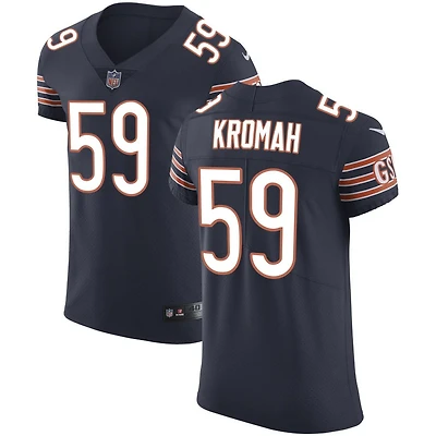 Jamree Kromah Men's Nike Navy Chicago Bears Vapor Untouchable Custom Elite Jersey