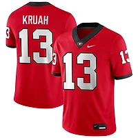 AJ Kruah Men's Nike Red Georgia Bulldogs NIL Pick-A-Player Game Jersey