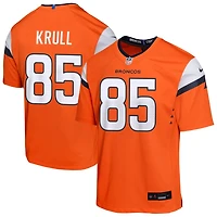 Lucas Krull Youth Nike  Orange Denver Broncos Mile High Collection Custom Game Jersey