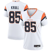 Lucas Krull Women's Nike  White Denver Broncos Mile High Collection Custom Game Jersey