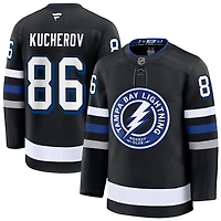 Nikita Kucherov Men's Fanatics Black Tampa Bay Lightning Alternate Premium Custom Jersey