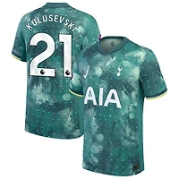 Dejan Kulusevski Men's Nike  Green Tottenham Hotspur 2024/25 Third Authentic Custom Jersey