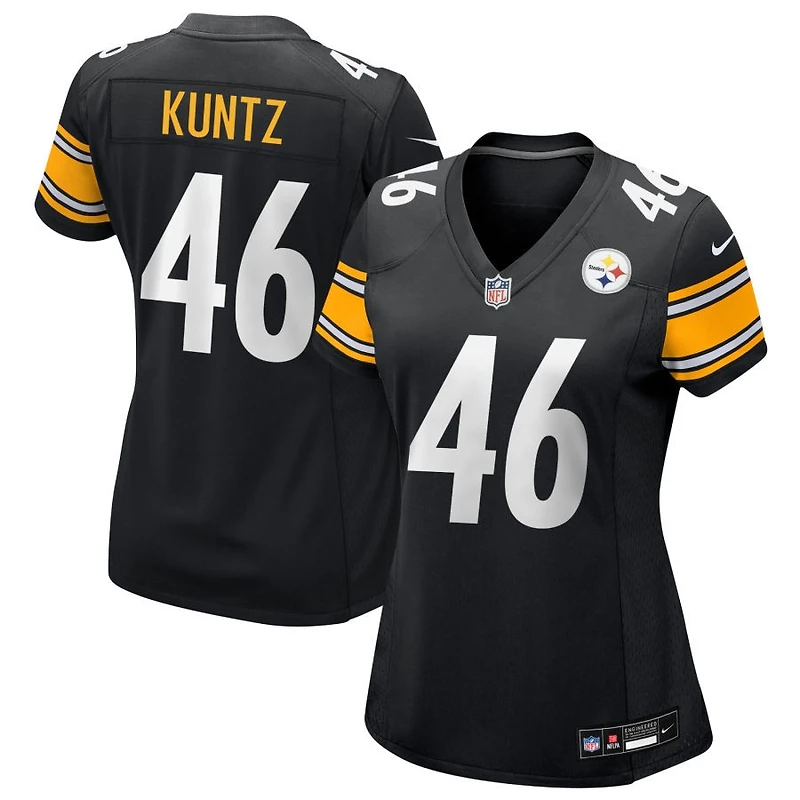 Christian Kuntz Women's Nike Black Pittsburgh Steelers Custom Game Jersey