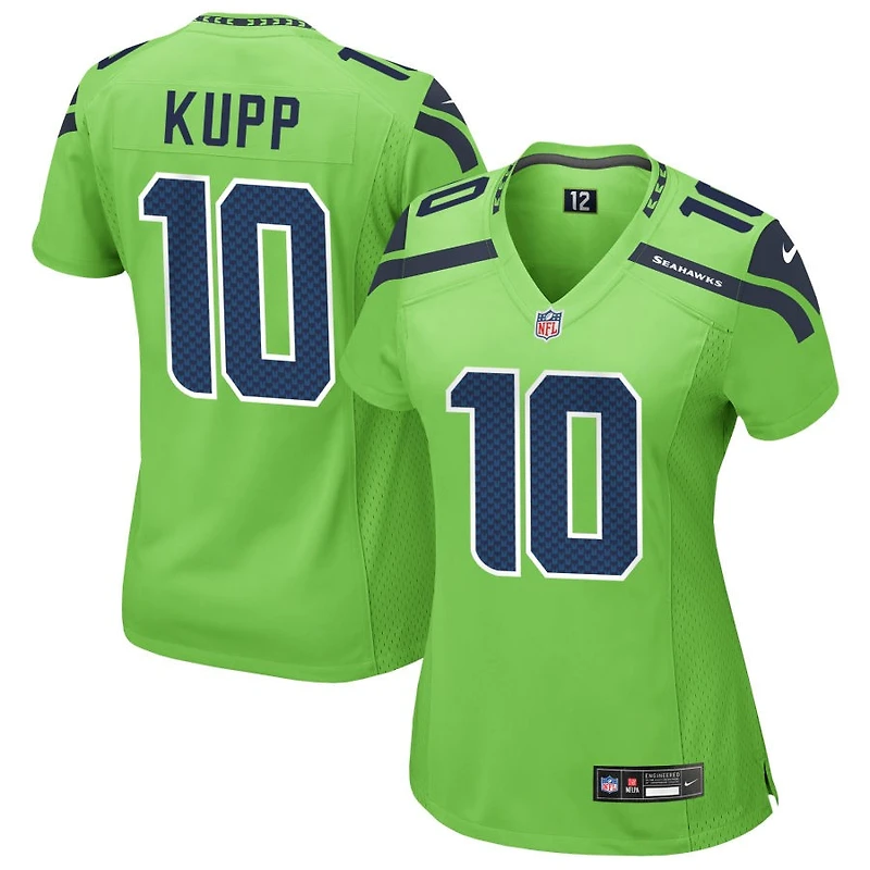 Cooper Kupp Women's Nike Neon Green Seattle Seahawks Alternate Custom Game Jersey