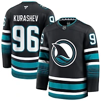 Philipp Kurashev Men's Fanatics Black San Jose Sharks Alternate Premium Custom Jersey