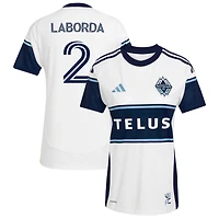 Mathias Laborda Women's adidas  White Vancouver Whitecaps FC 2025 The Peak Replica Custom Jersey