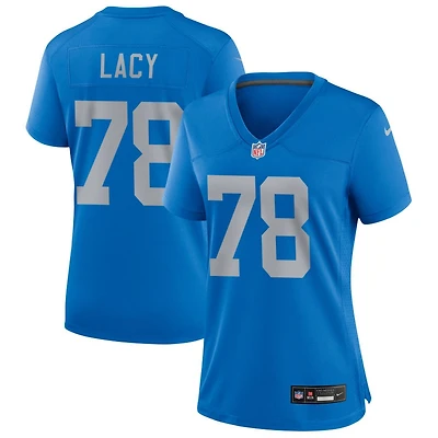 Tyler Lacy Women's Nike Blue Detroit Lions Alternate Custom Game Jersey