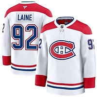 Patrik Laine Men's Fanatics White Montreal Canadiens Away Premium Custom Jersey