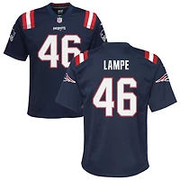 Brock Lampe Youth Nike Navy New England Patriots Custom Game Jersey
