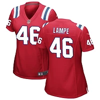 Brock Lampe Women's Nike Red New England Patriots Alternate Custom Jersey