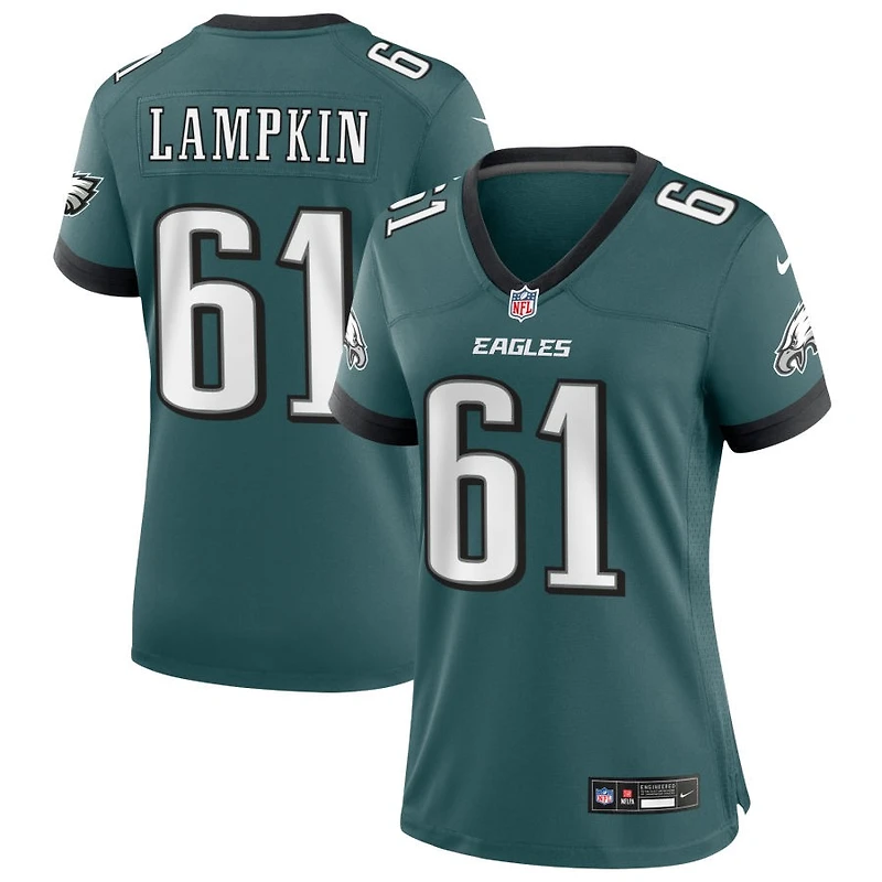 Willie Lampkin Women's Nike Midnight Green Philadelphia Eagles Custom Game Jersey
