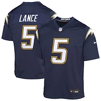 Trey Lance Youth Nike Navy Los Angeles Chargers Alternate Super Chargers Game Custom Jersey