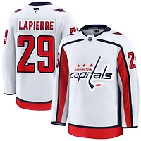 Hendrix Lapierre Men's Fanatics White Washington Capitals Away Premium Custom Jersey