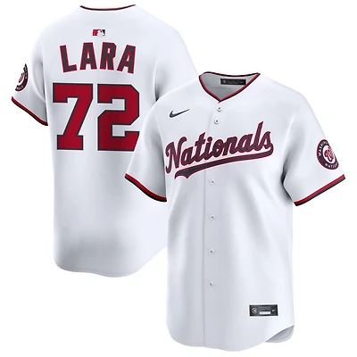 Andry Lara Youth Nike  White Washington Nationals Home Custom Limited Jersey