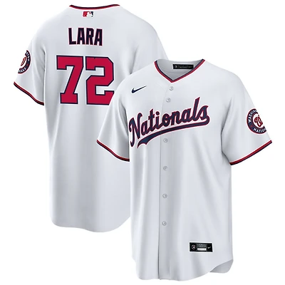 Andry Lara Youth Nike White Washington Nationals Replica Custom Jersey
