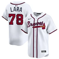 Jhancarlos Lara Men's Nike White Atlanta Braves Home Limited Custom Jersey