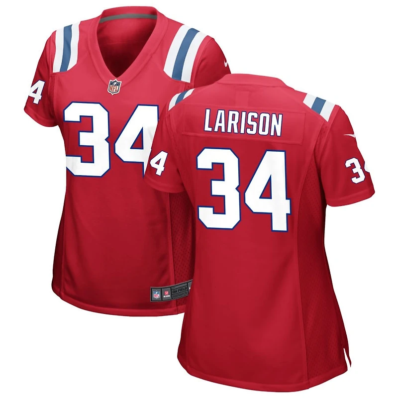 Lan Larison Women's Nike Red New England Patriots Alternate Custom Jersey