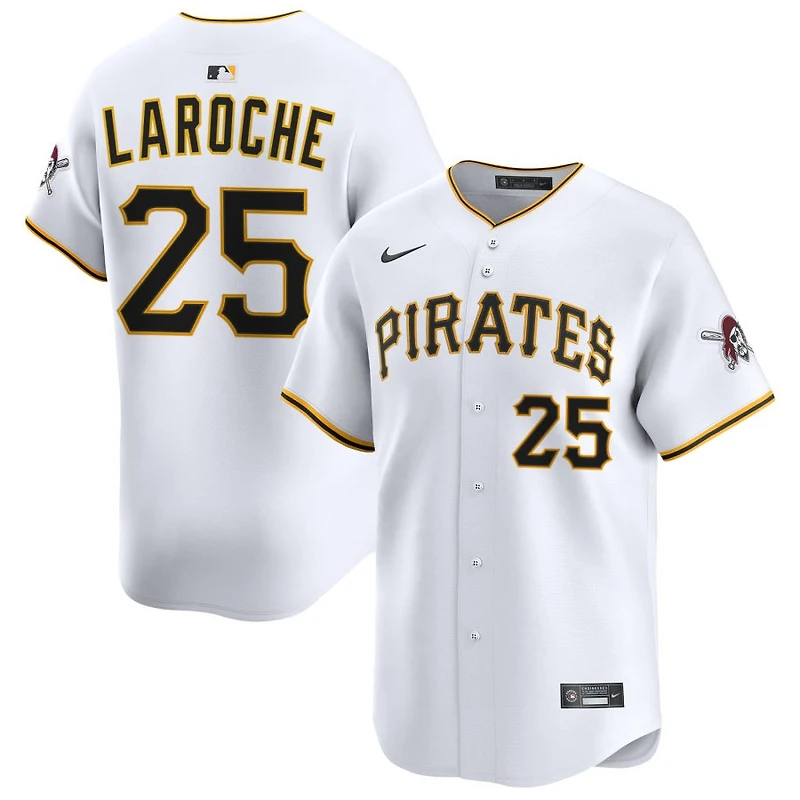Adam LaRoche Men's Nike White Pittsburgh Pirates Home Limited Pick-A-Player Retired Roster Jersey