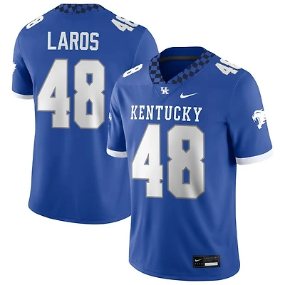 Aidan Laros Men's Nike Royal Kentucky Wildcats NIL Pick-A-Player Game Jersey