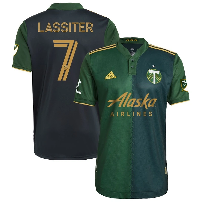 Ariel Lassiter Men's adidas Green Portland Timbers 2021 Primary Authentic Custom Jersey