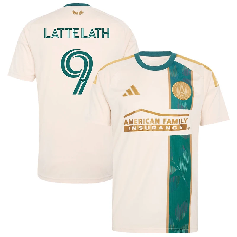 Emmanuel Latte Lath Men's adidas  Tan Atlanta United FC 2026 Spirit of '96 Replica Custom Jersey