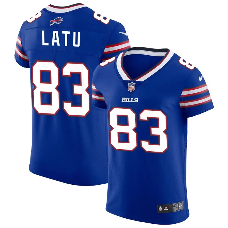 Keleki Latu Men's Nike Royal Buffalo Bills Vapor Elite Custom Jersey