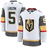 Jeremy Lauzon Men's Fanatics White Vegas Golden Knights Away Premium Custom Jersey