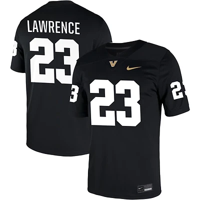 Carson Lawrence Men's Nike Black Vanderbilt Commodores NIL Pick-A-Player Game Jersey
