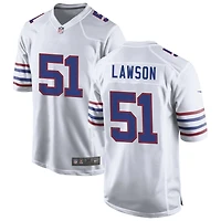 Shaq Lawson Men's Nike White Buffalo Bills Alternate Custom Game Jersey