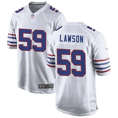 Shaq Lawson Men's Nike White Buffalo Bills Alternate Custom Game Jersey