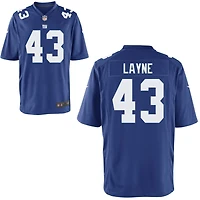 Raheem Layne Youth Nike Royal New York Giants Custom Game Jersey