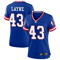 Raheem Layne Women's Nike Royal New York Giants Classic Custom Game Jersey