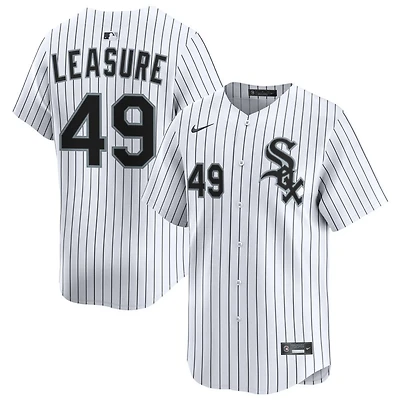 Jordan Leasure Men's Nike White Chicago White Sox Home Limited Custom Jersey