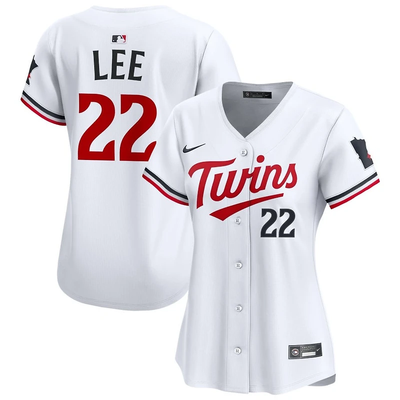 Brooks Lee Women's Nike White Minnesota Twins Home Limited Custom Jersey