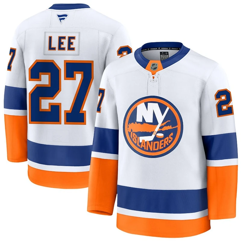 Anders Lee Men's Fanatics White New York Islanders Away Premium Custom Jersey